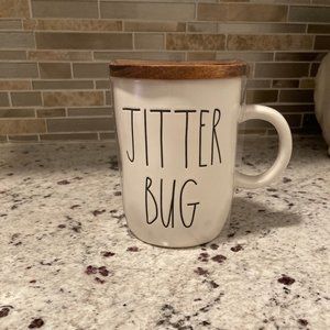 Rae Dunn JITTER BUG Mug And Coaster